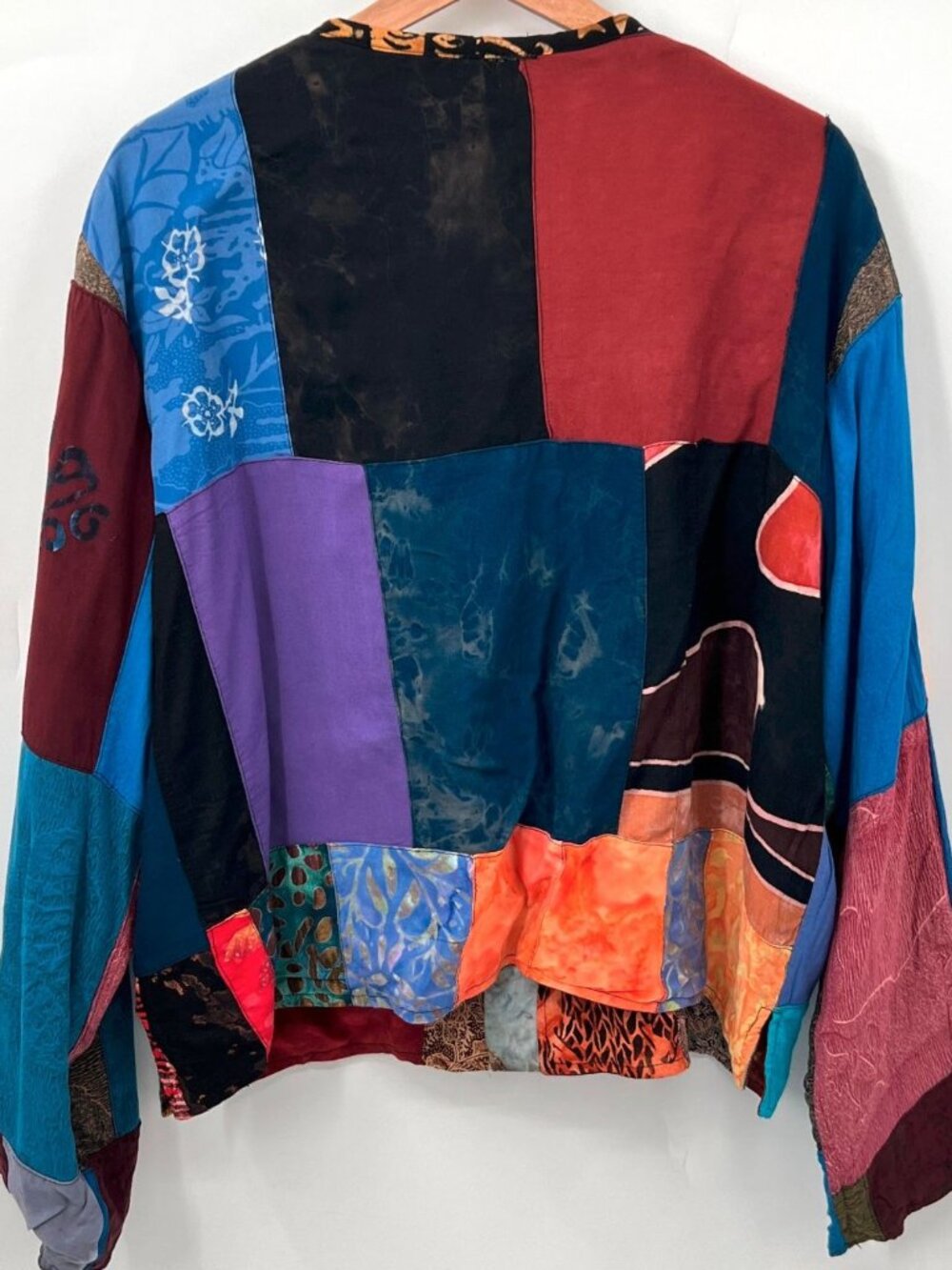 Reversible Patchwork Boho Boxy Jacket - Picture 4 of 5